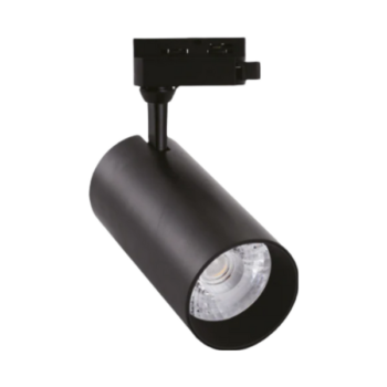 Foco Riel LED COB 20W Negro 3000K