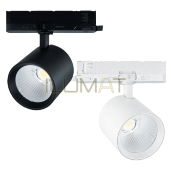 Foco Riel Trifásico LED 30W CCT 6-en-1 FLEXSELECT | ILUMAT
