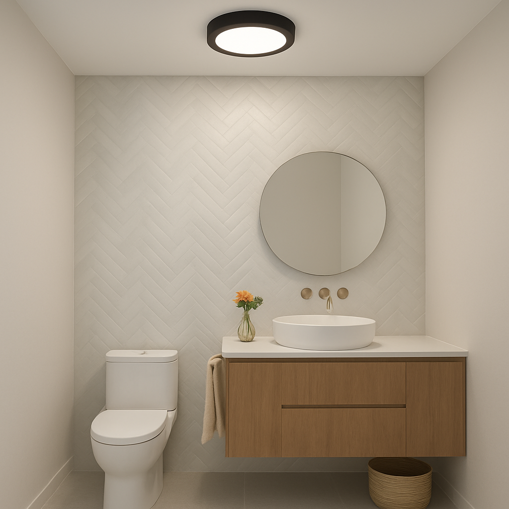 Baño plafon led 12w