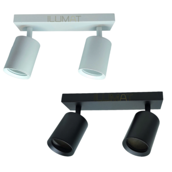 Aplique Magro 2 Focos GU10 SEC