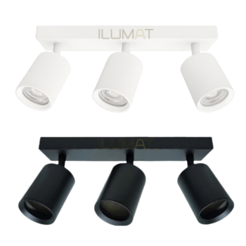 Aplique Magro con 3 Focos GU10 SEC